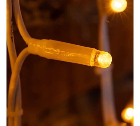 Светодиодная гирлянда NEON-NIGHT Дождь постоянное свечение 2х3м 760 LED жёлтый 237-131