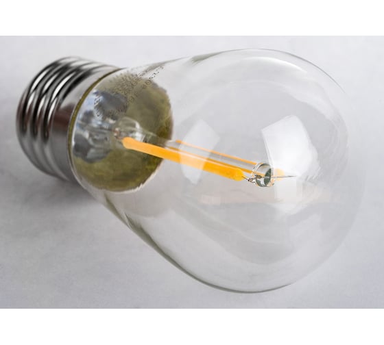 Декоративная ретро-светодиодная лампа-шар NEON-NIGHT E27 2W 230В 3000К Теплый белый 601-801