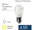 Филаментная лампа Neon-Night ST45 E27 2LED 2Вт 230В 3000К теплый белый 230В IP65 601-801 3