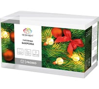 Светодиодная гирлянда NEON-NIGHT Бахрома пост свечение 3х0.8 м 200LED прозр провод белый 255-065