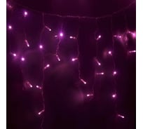 Светодиодная гирлянда NEON-NIGHT Бахрома постоянное свечение 2.4х0.6м 88 LED белый 255-039