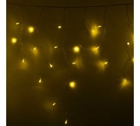 Светодиодная гирлянда БNEON-NIGHT ахрома постоянное свечение 2.4х0.6м 88 LED жёлтый 255-051