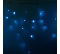 Светодиодная гирлянда NEON-NIGHT Бахрома постоянное свечение 2.4х0.6м 88 LED синий 255-053