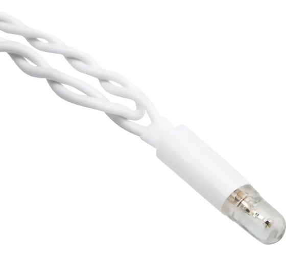 Светодиодная гирлянда NEON-NIGHT Бахрома постоянное свечение 2.4х0.6м 88LED белый 255-033