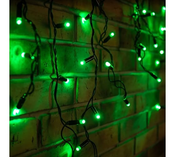 Светодиодная гирлянда NEON-NIGHT Бахрома постоянное свечение 2.4х0.6м 88LED 255-044 1