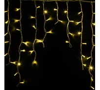 Светодиодная гирлянда NEON-NIGHT Бахрома постоянное свечение 5.6х0.9м 240 LED жёлтый 255-281