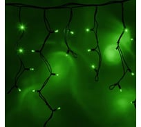 Гирлянда NEON-NIGHT Бахрома постоянное свечение 5.6х0.9м IP67 240 LED зеленый 255-244