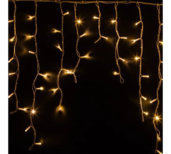 Гирлянда NEON-NIGHT Бахрома постоянное свечение 5.6х0.9м 240 LED тёплый-белый 255-286