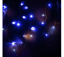Светодиодная гирлянда NEON-NIGHT Бахрома с эффектом мерцания 4х0.6м 128 LED синий 255-233