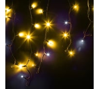 Светодиодная гирлянда NEON-NIGHT Бахрома с эффектом мерцания 4х0.6м 128 LED жёлтый 255-231