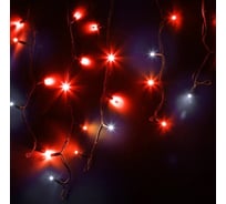 Светодиодная гирлянда NEON-NIGHT Бахрома с эффектом мерцания 4х0.6м 128 LED красный 255-232