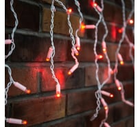 Светодиодная гирлянда NEON-NIGHT Бахрома с эффектом мерцания 4.8х0.6м 176 LED красный 255-162