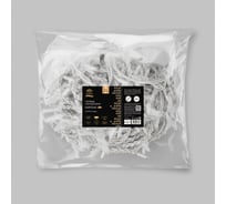 Светодиодная гирлянда NEON-NIGHT Бахрома с эффектом мерцания 5.6х0.9м 240 LED тёплый-белый 255-266