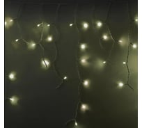 Светодиодная гирлянда NEON-NIGHT Бахрома с эффектом мерцания 5.6х0.9м 240 LED тёплый-белый 255-266