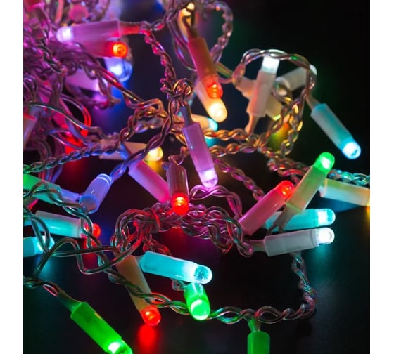 Светодиодная гирлянда NEON-NIGHT Бахрома свечение с динамикой 4.8х0.6м 176LED  RGB 245-209