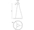Подвесной светильник ESCADA 10254/1 LED*43W Silver APP 10254/1LED Silver APP 7