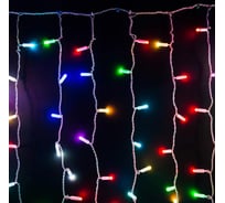 Светодиодная гирлянда NEON-NIGHT Дождь свечение с динамикой 2х3м 600 LED прозр провод RGB 245-319