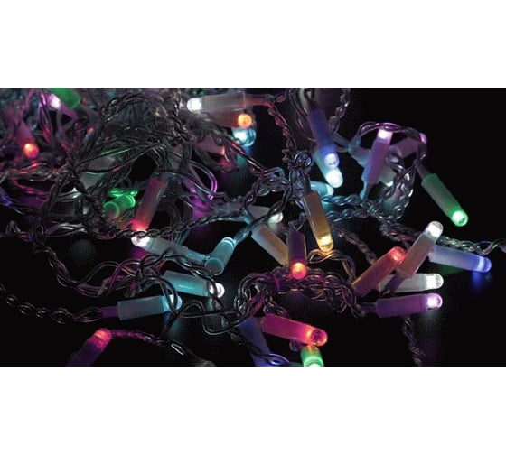 Светодиодная гирлянда NEON-NIGHT Дождь свечение с динамикой 2х3м 600 LED прозр провод RGB 245-319