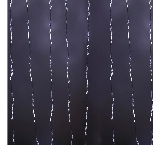 Светодиодная гирлянда Neon-Night дождь с возможностью управления 3 секции 672LED белый 245-335