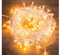 Гирлянда твинкл лайт Neon-Night 10м, 80LED тёплый белый, прозрачный провод 303-186