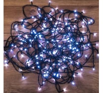 Светодиодная гирлянда-нить Neon-Night 8 режимов, 12м, 120 LED, тёмно-зеленый, белый 303-104