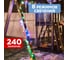 Гирлянда Нить, Neon-Night управляемая, 20м, 240 LED мультиколор, черный каучук, IP67 303-329 3