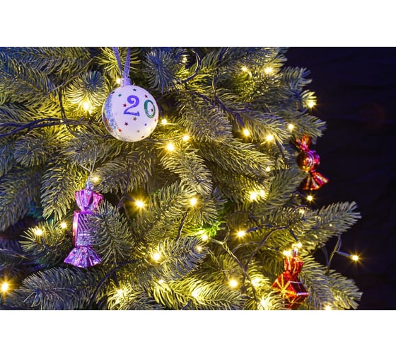 Гирлянда твинкл лайт Neon-Night 4м, прозрачный ПВХ, 25 LED тёплый белый 303-166