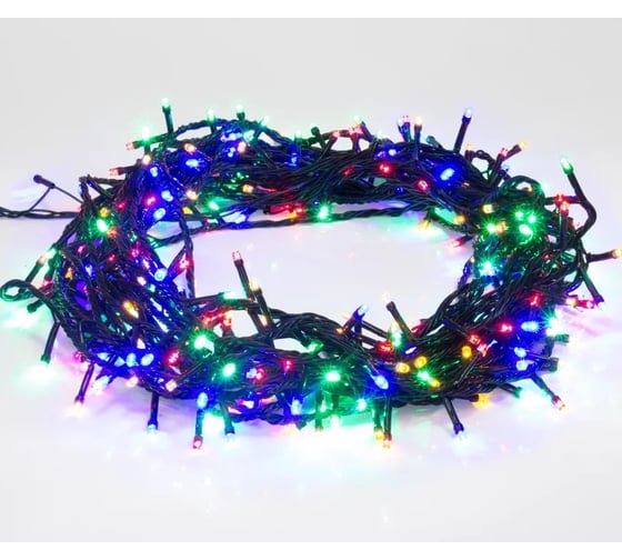 Светодиодная гирлянда-нить Neon-Night 8 режимов 15м 300 LED мультиколор 303-109