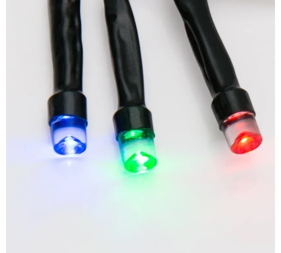 Светодиодная гирлянда-нить Neon-Night 8 режимов, 12м, 120 LED, тёмно-зеленый, мультиколор 303-105
