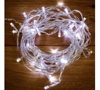 Светодиодная гирлянда-нить Neon-Night 8 режимов, 6м, 40 LED, прозрачный провод, белый 303-175