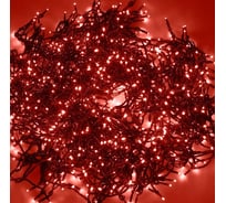 Светодиодная гирлянда-нить Neon-Night 5 нитей по 20м 665 LED эффект мерцания красный 323-602