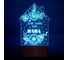 Светодиодный 3D светильник GLANZEN RPD-3D-RGB-HOME КА-00008055 1