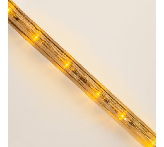 Светодиодный гибкий шнур NEON-NIGHT Дюралайт бухта 100м 24 LED/метр, цвет свечения: жёлтый 121-321-4