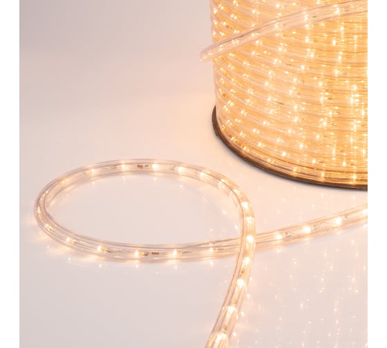 Светодиодный гибкий шнур NEON-NIGHT Дюралайт бухта 100м 36 LED/метр, Розовое золото 121-128