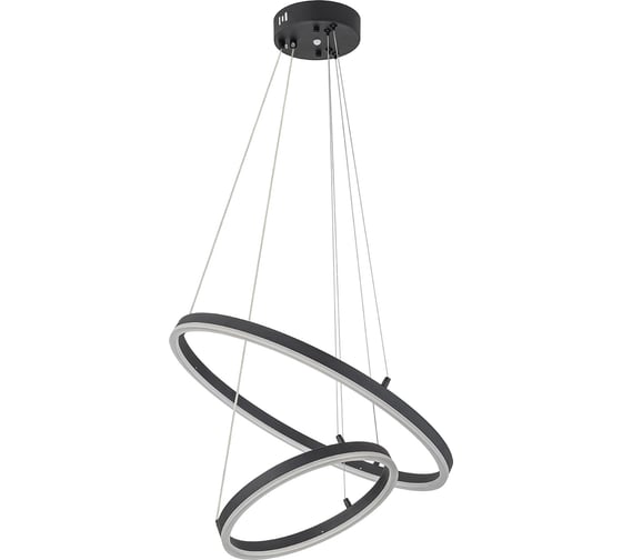 Подвесной светильник ESCADA 10254/2 LED*66W Black APP 10254/2LED Black APP