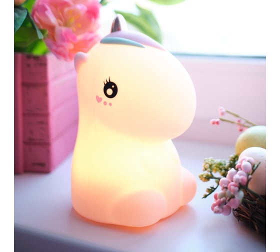 Силиконовый ночник Neon-Night Единорог с USB, 3 режима, RGB-свечение 503-003