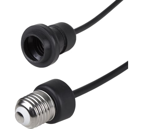 Цокольный удлинитель NEON-NIGHT E27 провод 20см, влагозащищенный 331-012