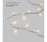 Гирлянда NEON-NIGHT Нить, 20м, 200 LED теплый белый, белый каучук, IP67, с эффектом мерцания белый 315-186 1