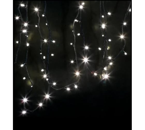 Светодиодная модульная гирлянда NEON-NIGHT Дюраплей 20м 200 LED, черный провод, тёплый белый 315-116 1