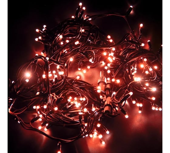 Светодиодная модульная гирлянда NEON-NIGHT Дюраплей 20м 200 LED, красный 315-152