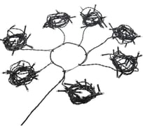 Елочная гирлянда с кольцом NEON-NIGHT 8 режимов, 7 нитей по 1,8 метра, белый 235-085