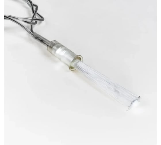 Светодиодная гирлянда NEON-NIGHT Кисточки 8 режимов 5м 48 LED, прозрачный провод, белый 303-035