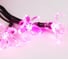 Светодиодная гирлянда NEON-NIGHT Цветы Сакуры 8 режимов, 7м, 50 LED, тёмно-зелёный провод, розовый 303-038 5