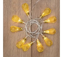 Светодиодная гирлянда NEON-NIGHT Восточные фонарики 1.5м, 10 LED, прозрачный провод, жёлтый 303-071