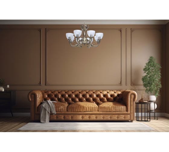 Люстра MW LIGHT 481011608 Аманда 8*60W E27 220 V