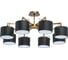 Люстра MW LIGHT 721010408 Сайрус 8*40W E14 220 V 1