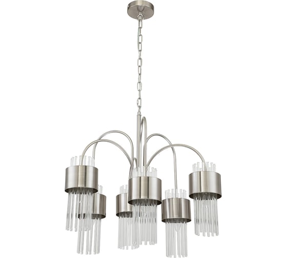 Подвесной светильник ESCADA E14*40W Satin nickel 656/6PL