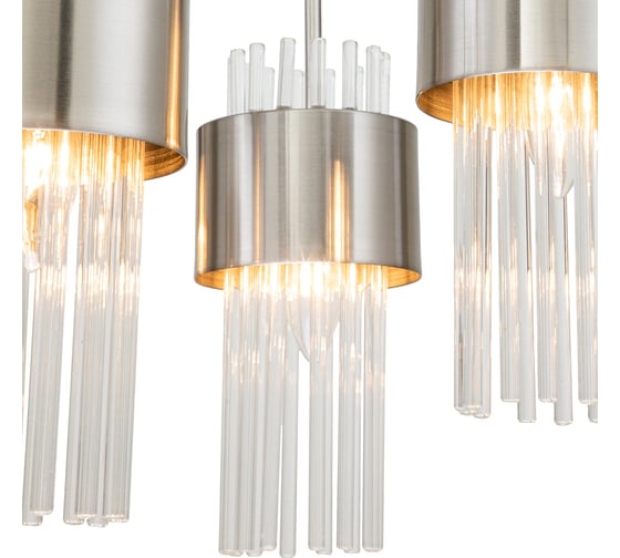 Подвесной светильник ESCADA E14*40W Satin nickel 656/6PL