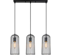 Подвесной светильник ESCADA E27*60W Black 10198/3S