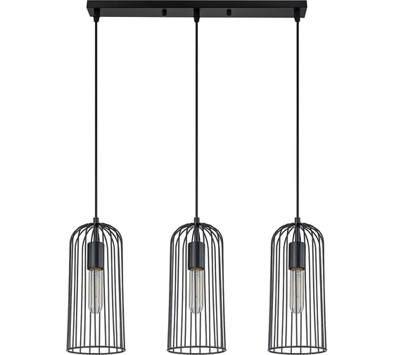 Подвесной светильник ESCADA E27*60W Black 10198/3S